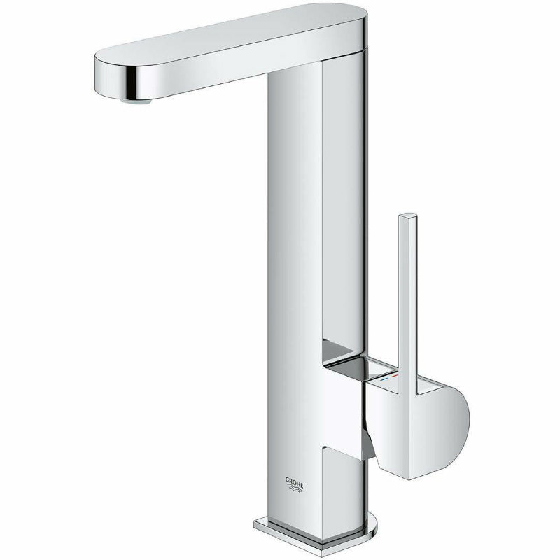 Смесител за мивка Grohe Plus L-size в хром, висок L-размер с подвижен чучур и едноръкохватка за баня KERANOVA