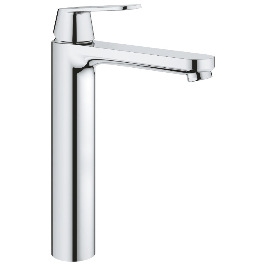 Смесител за мивка Grohe Eurosmart Cosmopolitan XL-size - висок хромиран умивалник с метална ръкохватка и регулируем аератор, онлайн магазин KERANOVA