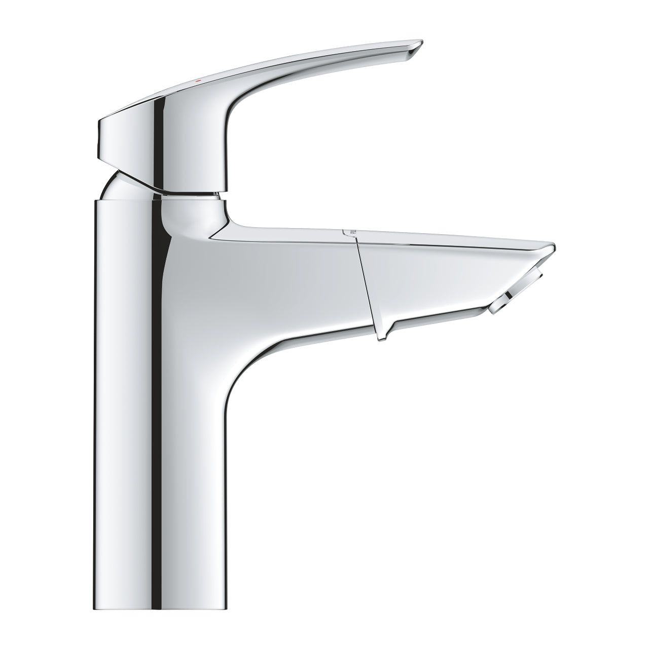 Смесител за мивка с изтегляне Eurosmart Grohe - хромиран едноръкохватков смесител за умивалник, изтеглящ се чучур, KERANOVA онлайн магазин