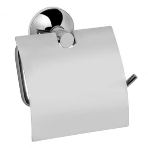 2403 WC хартия държач с капак инокс - хромиран стенен държач за тоалетна хартия от онлайн магазин за обзавеждане за бани KERANOVA