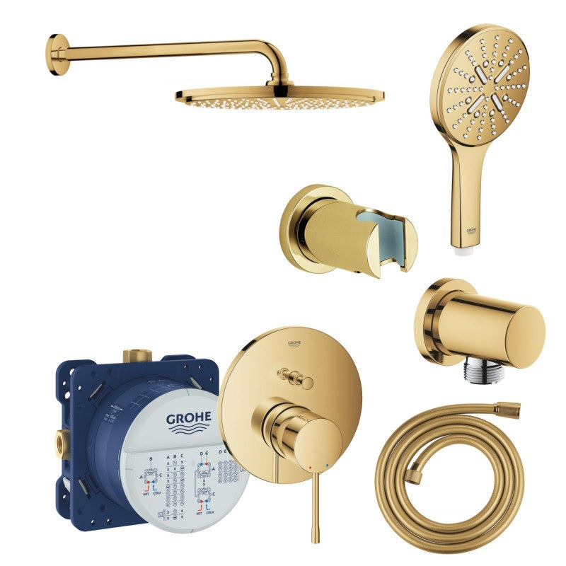 Вграден комплект Grohe Essence - cool sunrise вграден душ комплект златисто покритие за баня KERANOVA