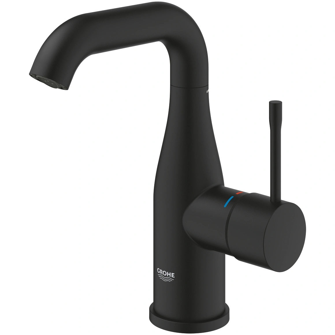 Смесител за мивка Grohe Essence Phantom Black M-size матово черно едноръкохватков, M-размер, 5 години гаранция – KERANOVA онлайн магазин