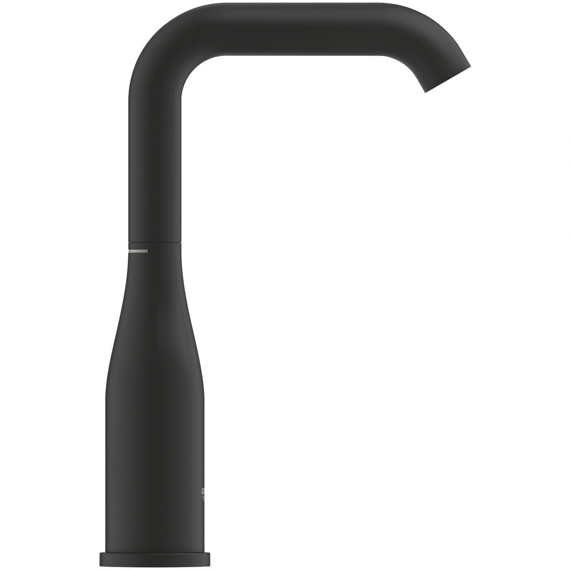 Смесител за мивка Grohe Essence Phantom Black L-size матово черен, еднодупков монтаж, GROHE SilkMove, за онлайн магазин KERANOVA