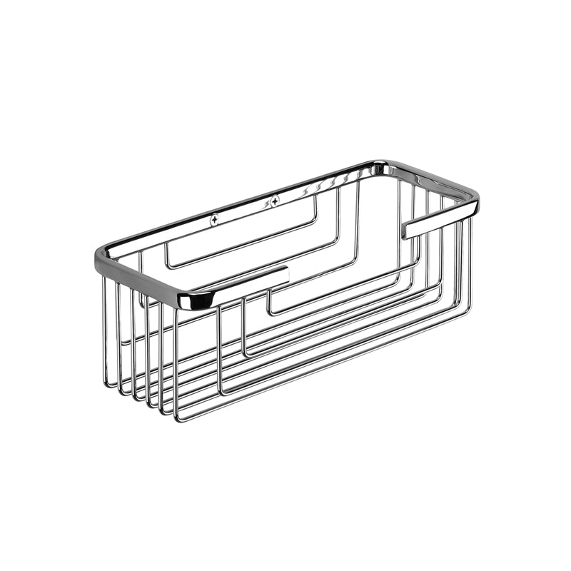 2419-13 етажерка 25 см. неръждаема стомана етажерка за баня, италиански дизайн, онлайн магазин KERANOVA