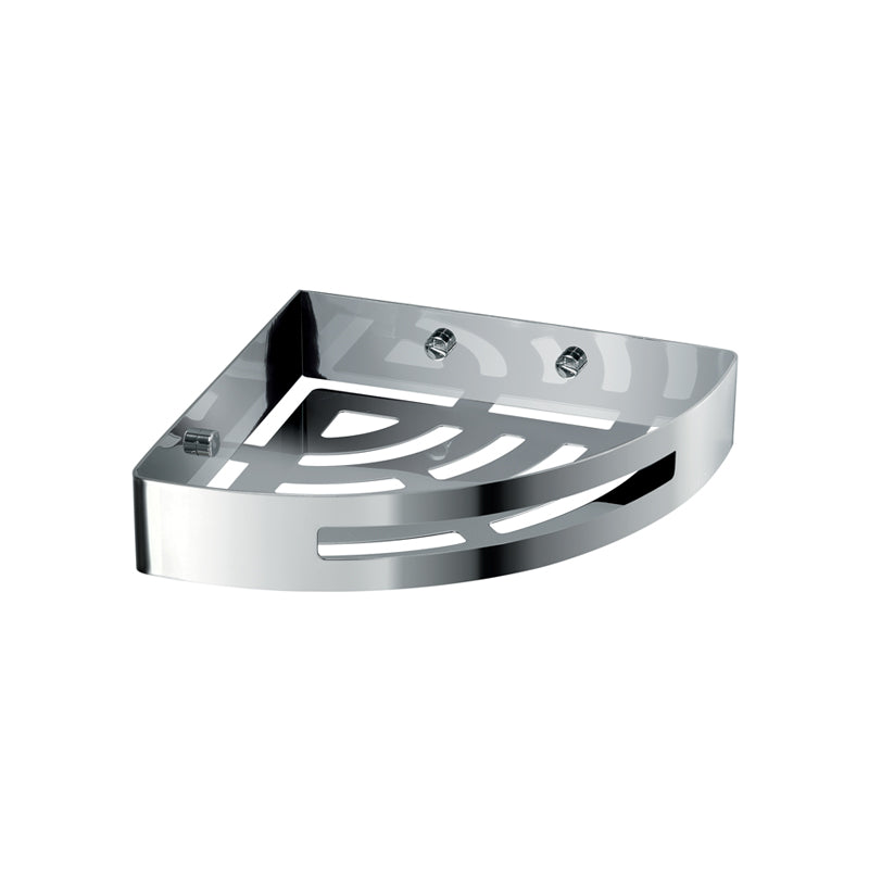 G-Nerva ъглова етажерка за баня от неръждаема стомана, размер 21х21х4,5 см – онлайн магазин KERANOVA