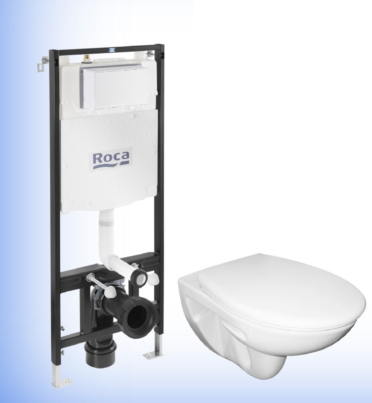 Комплект Active + Adele - Roca промо комплект вградено казанче и носеща рамка за тоалетна, онлайн магазин KERANOVA