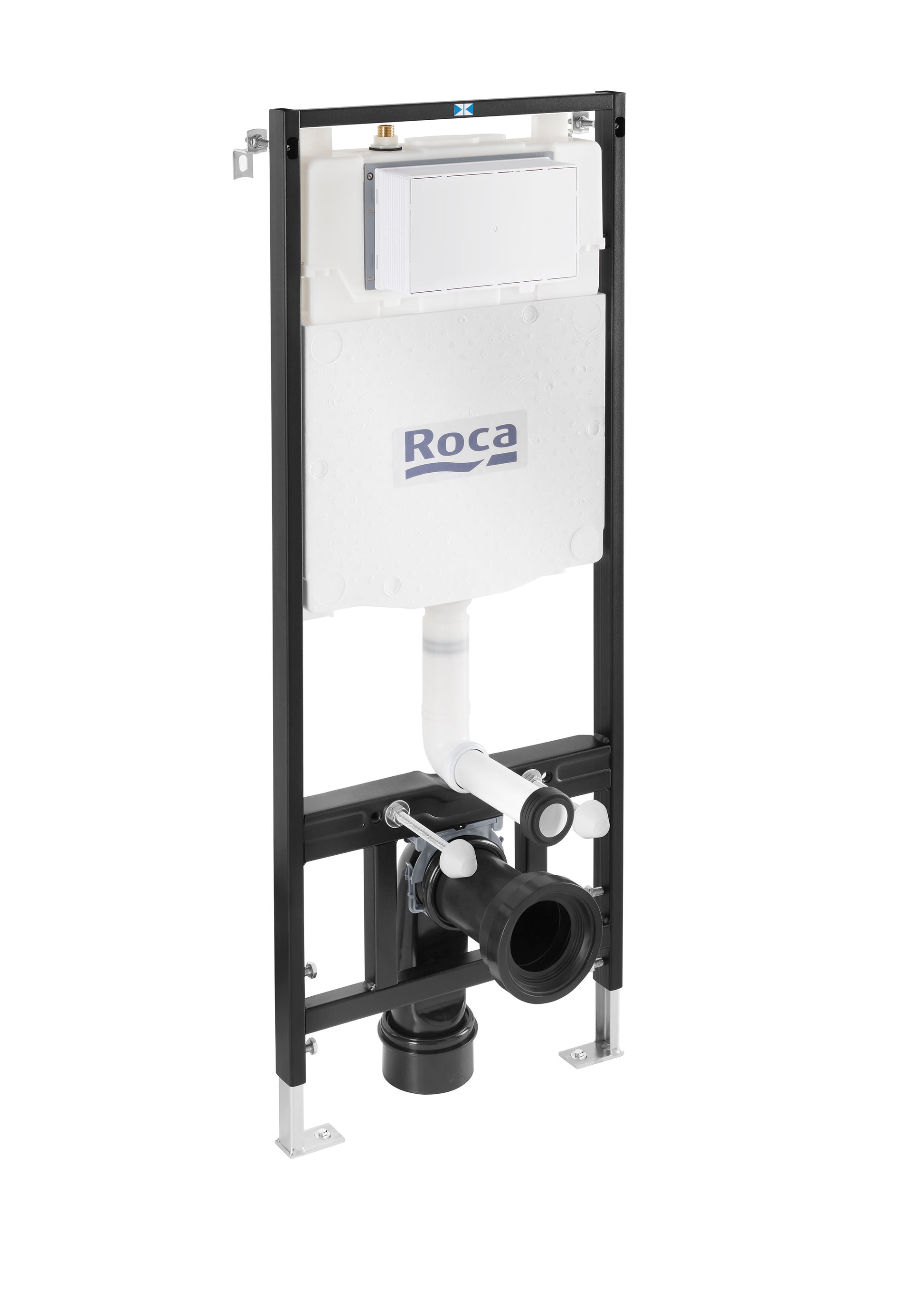 Комплект Active + Debba Rimless, Square - Roca монтажна структура за вграждане с резервоар ABS и метална рамка за тоалетна KERANOVA