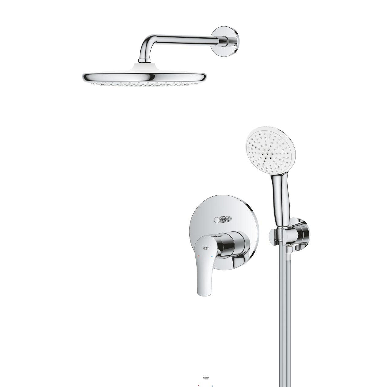Вграден комплект Grohe Eurosmart Tempesta 250 – хром вграден душ комплект за баня, онлайн магазин KERANOVA