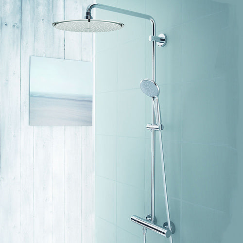 Душ система Euphoria XXL 310 със стенен термостатен смесител, Rain Shower 310 и ръчен душ за онлайн магазин KERANOVA