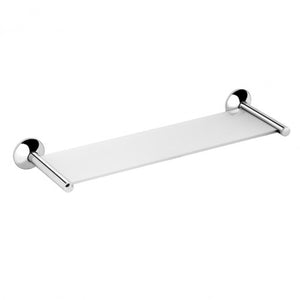 2640 полица с държачи 40 см матирана - матирана стъклена полица за баня от онлайн магазин за обзавеждане за бани KERANOVA