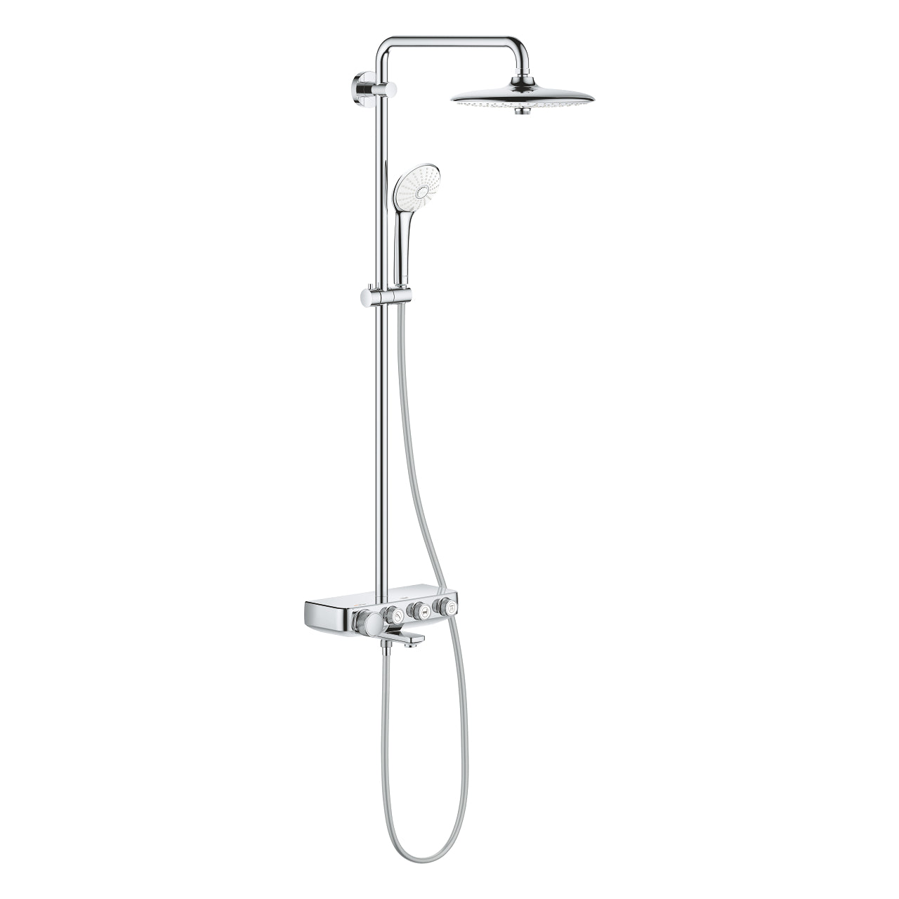 Душ система с чучур Grohe Euphoria SmartControl 260 Mono - хром, термостат за вана, душ глава 260 мм, ръчен душ, онлайн магазин KERANOVA