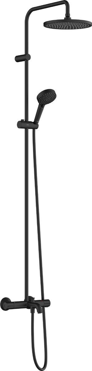 Hansgrohe душ система с чучур Vernis Blend 200 1jet Matt Black