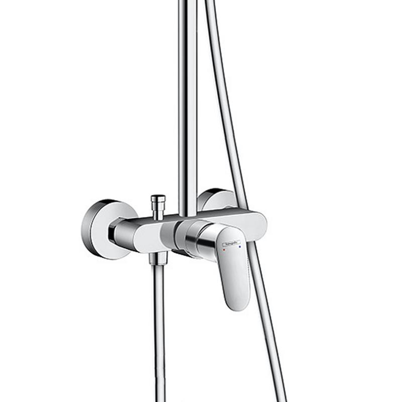 Hansgrohe Душ система Crometta S 240 - хромирана душ колона 240 мм, душ слушалка Crometta Vario, шлаух Isiflex 160 см, KERANOVA онлайн магазин