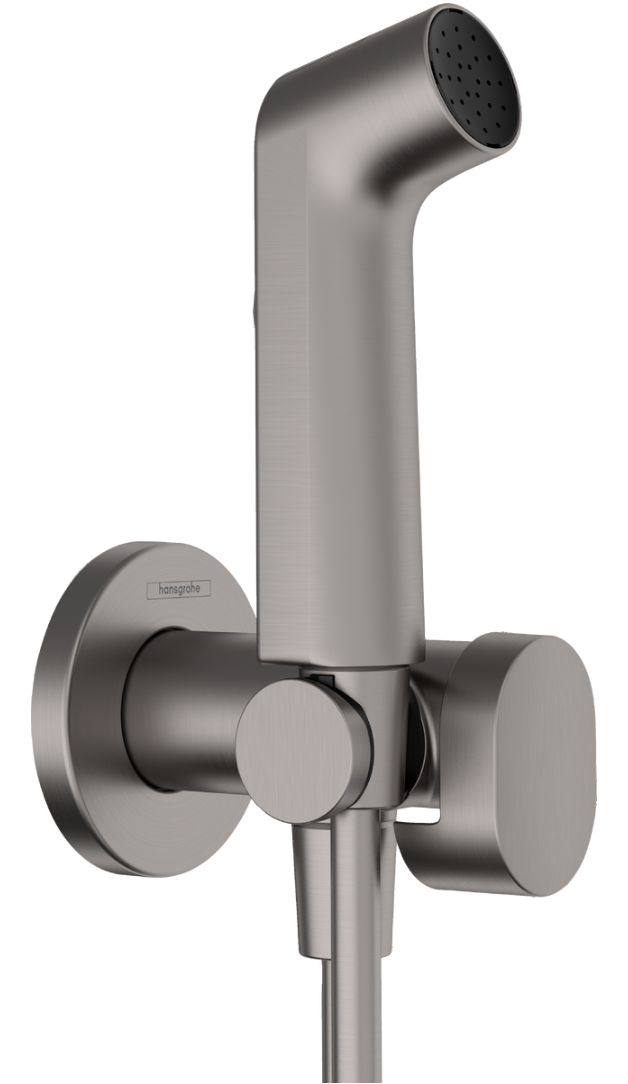 Хигиенен комплект HansGrohe S EcoSmart+ Brushed Black Chrome