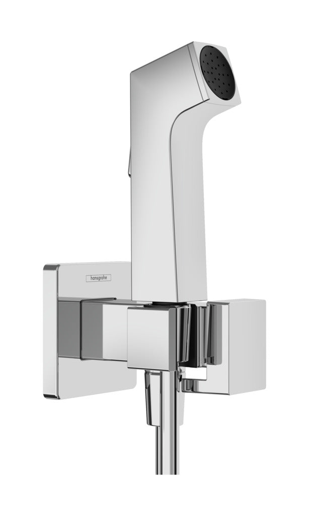 Хигиенен комплект HansGrohe E EcoSmart+ Chrome интимен душ 1jet с метална стойка и 125cm шлаух – онлайн магазин KERANOVA
