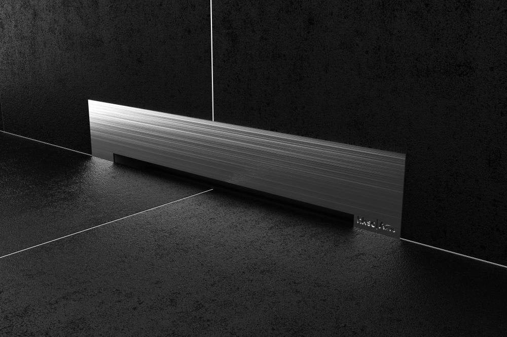 Стенен сифон за баня 30, 40 и 60 см. – вграден неръждаем панел 4мм, изолационна кутия, елегантен линеен дизайн за бани | KERANOVA