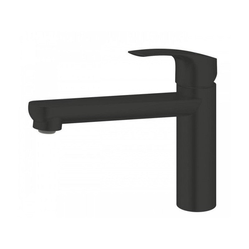 Кухненски смесител Grohe Eurosmart Matt Black - матово черен, въртящ се чучур 140°, KERANOVA онлайн магазин