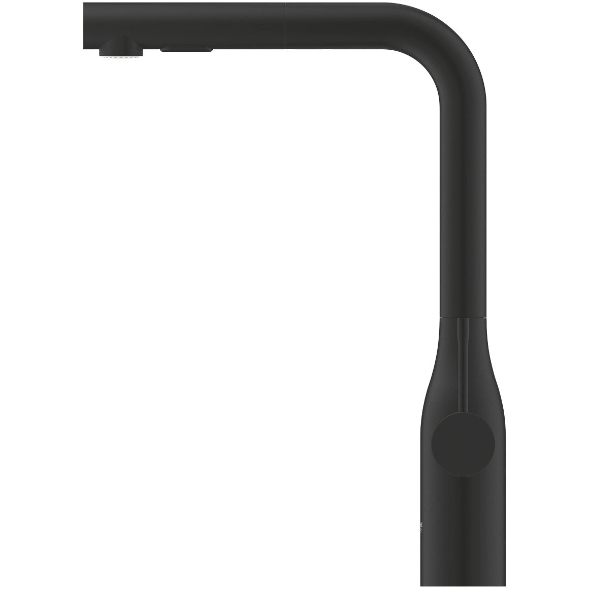 Кухненски смесител Grohe Essence Phantom Black - изтеглящ в матово черно, висок чучур, издърпващ се душ за онлайн магазин KERANOVA