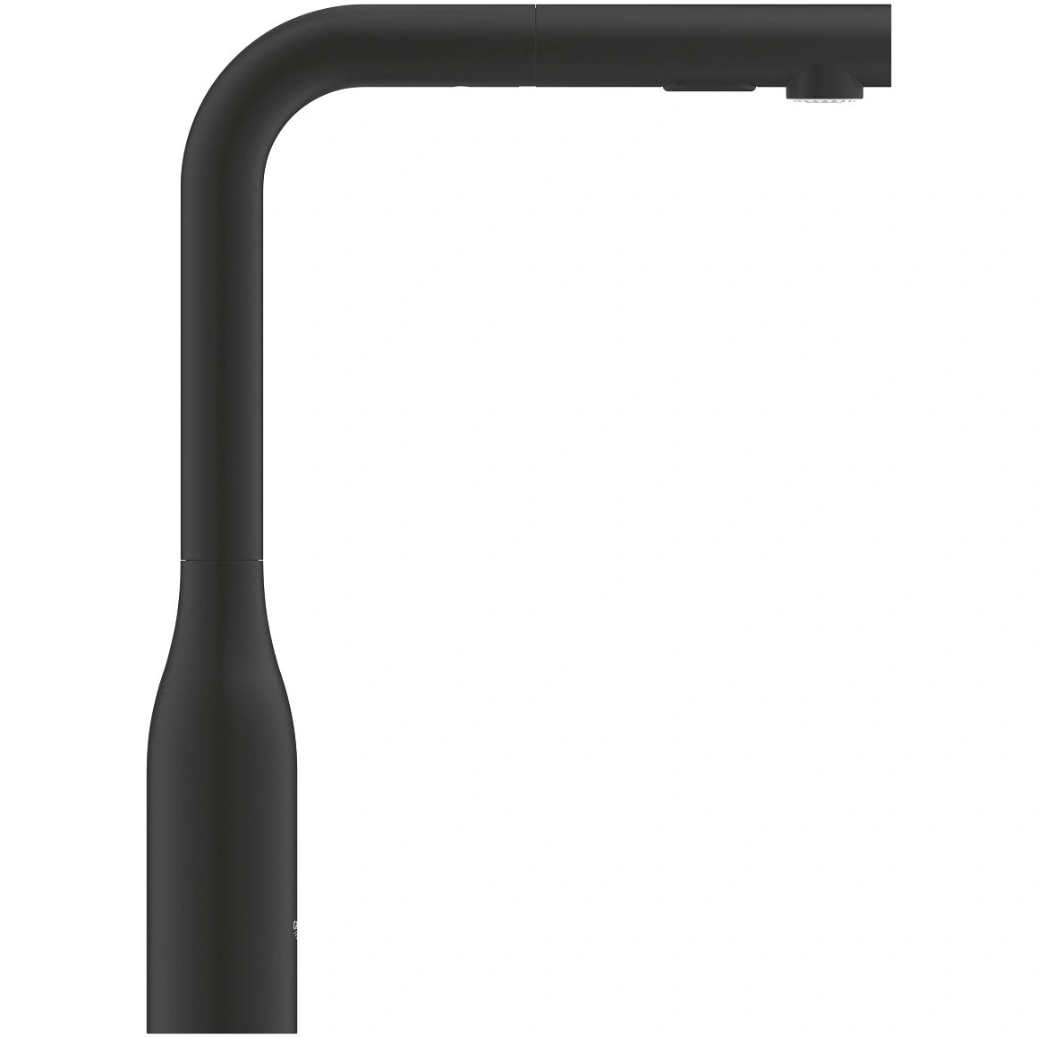 Кухненски смесител Grohe Essence Phantom Black - изтеглящ от KERANOVA, матово черно, висок чучур с издърпващ се душ