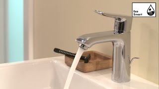 Hansgrohe Metris Смесител за мивка 31080000 хром, Comfort Zone 110, керамичен затвор, EcoSmart за онлайн магазин KERANOVA
