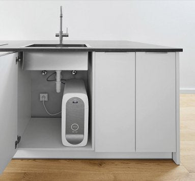 Кухненски смесител Grohe BlueHome 31454001 с охладител под мивка за филтрирана и газирана вода, KERANOVA онлайн магазин