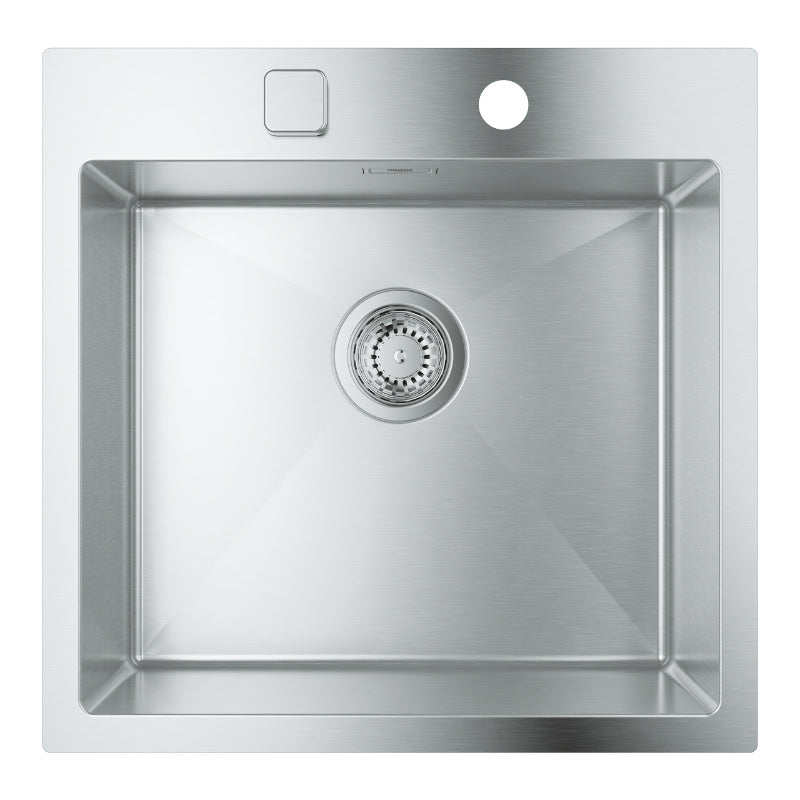 Кухненска мивка K800 Grohe от неръждаема стомана INOX, вграден монтаж, сатен покритие – онлайн магазин за обзавеждане KERANOVA