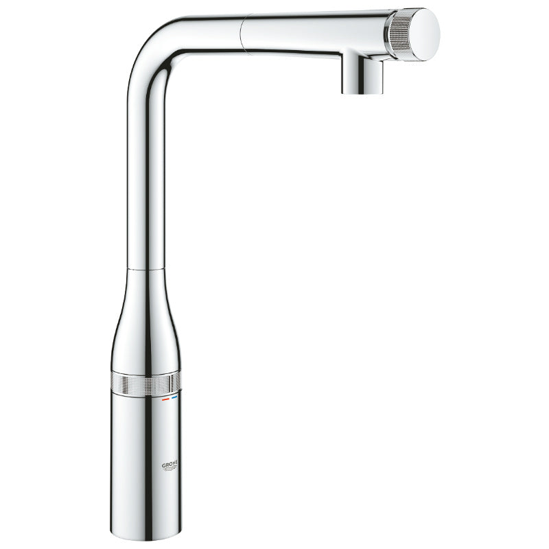 Кухненски смесител Grohe Essence SmartControl - изтеглящ, хром, издържащ чучур, GROHE SmartControl за KERANOVA онлайн магазин