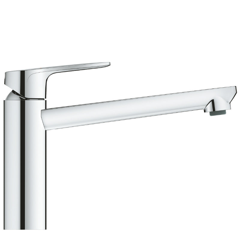 Кухненски смесител Bau Edge GROHE хром с въртящ чучур, аератор и бърз монтаж - онлайн магазин KERANOVA