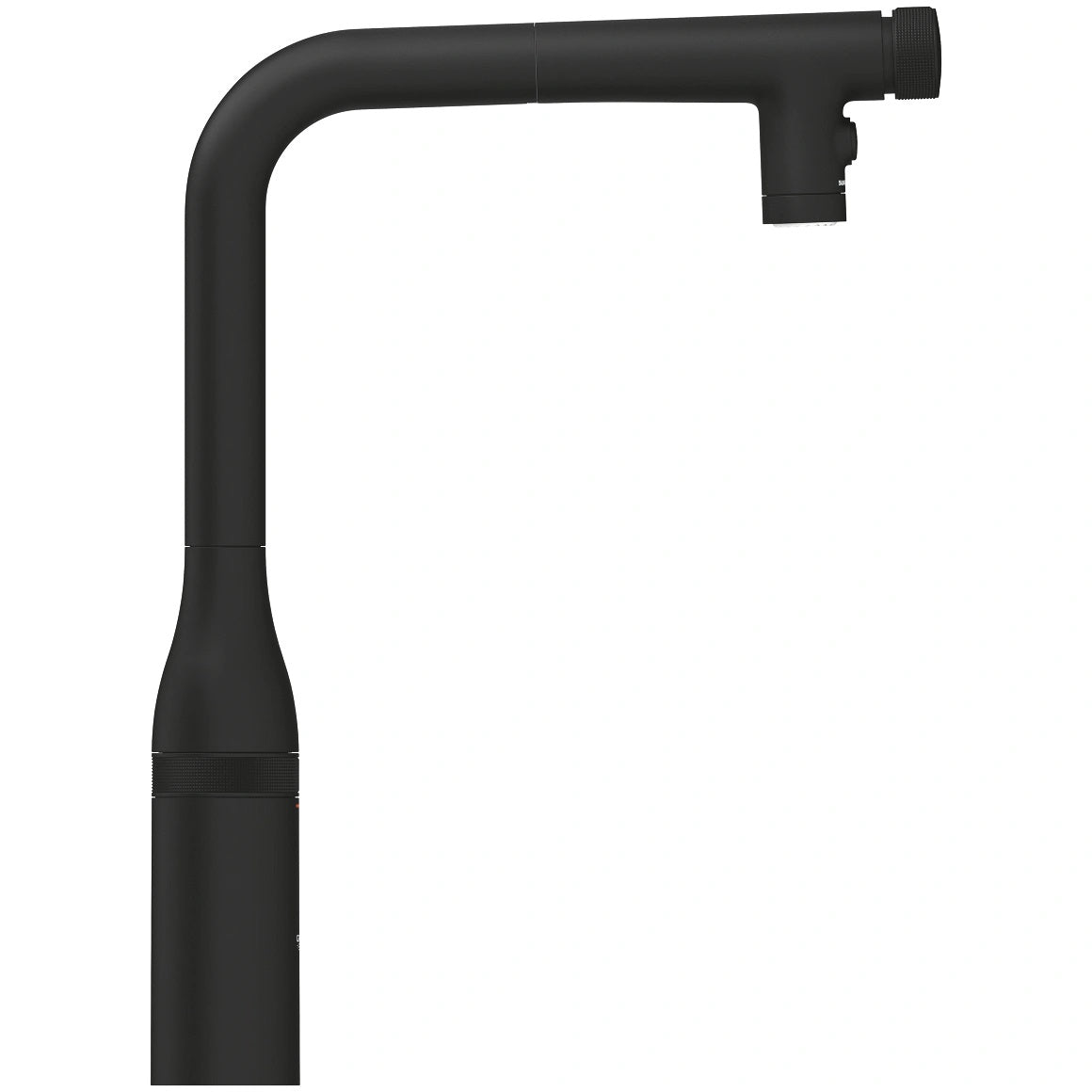 Кухненски смесител Grohe Essence SmartControl Phantom Black - изтеглящ в матово черно, издърпващ душ, GROHE Magnetic Docking, онлайн магазин KERANOVA