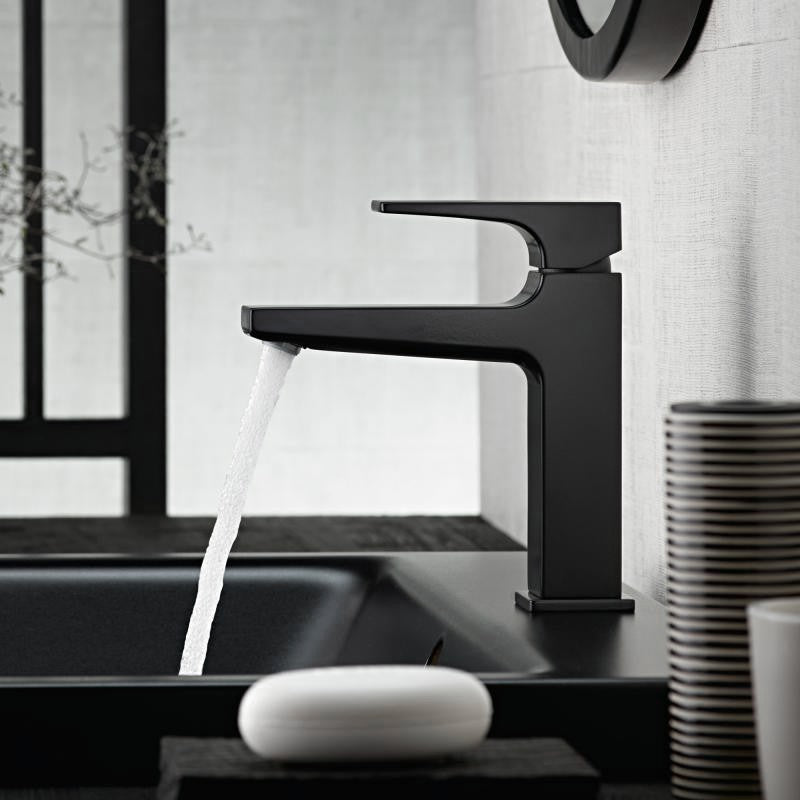 Hansgrohe Metropol 110 за мивка - черен мат смесител FinishPlus matt black за онлайн магазин KERANOVA
