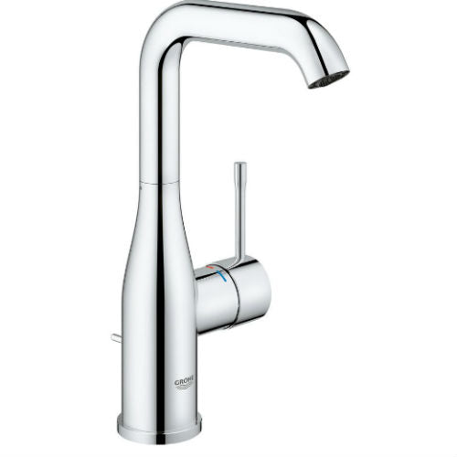 Смесител за мивка Essence L-size хром, едноръкохватков GROHE Essence 32628001 за онлайн магазин KERANOVA