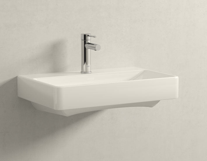 Смесител за мивка Essence S-size хром, едноръкохватков 28mm, GROHE EcoJoy 5.7 l/min, онлайн магазин KERANOVA