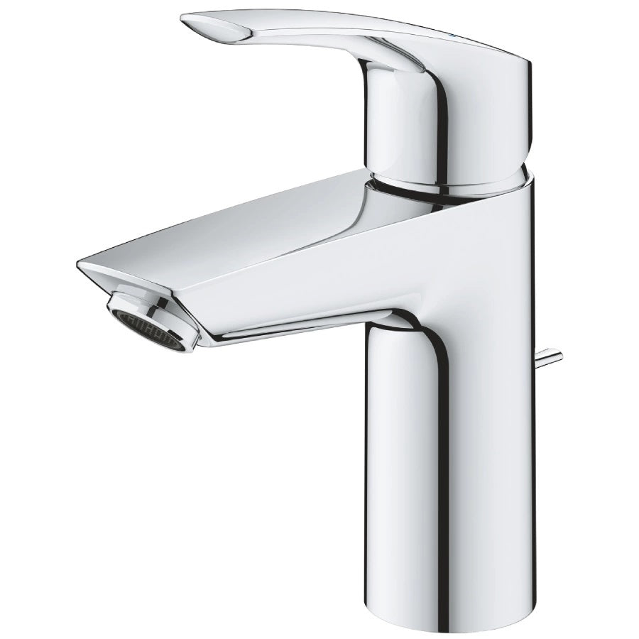 Смесител за мивка Eurosmart S-size хром, Grohe Eurosmart 33265003S с метална ръкохватка, Grohe EcoJoy 5.7 l/min — KERANOVA онлайн магазин