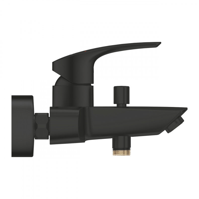 Стенен смесител за вана/душ Grohe Eurosmart Matt Black - матово черен стенен душ смесител за баня, KERANOVA онлайн магазин
