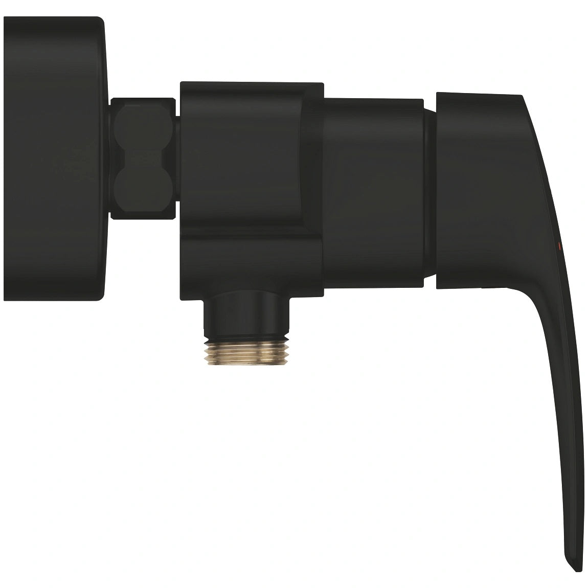 Стенен смесител за душ Eurosmart Matt Black - едноръкохватков Grohe Matt Black, матово черно, KERANOVA онлайн магазин