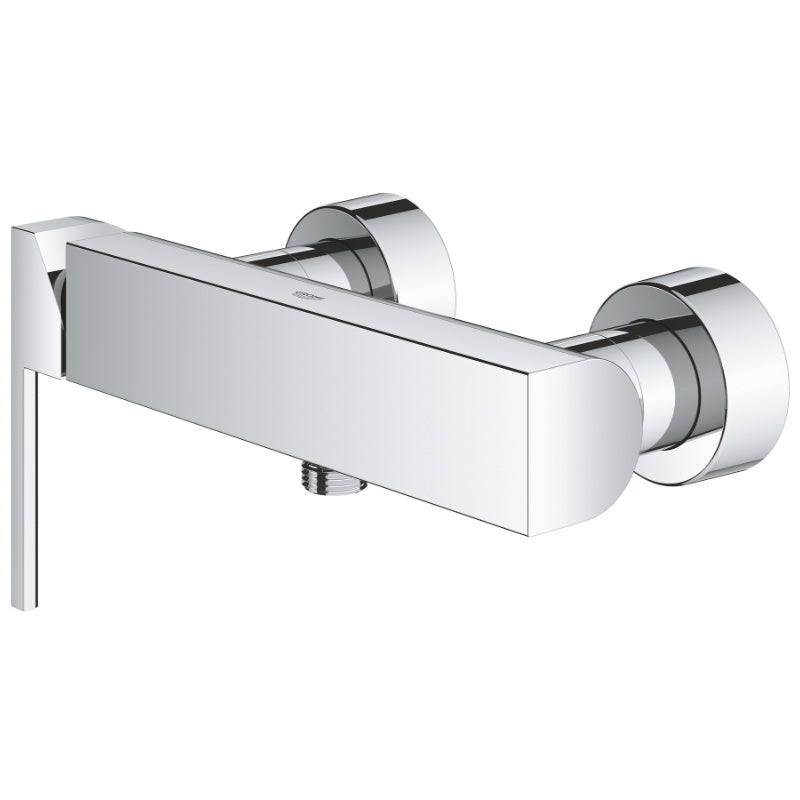 Стенен смесител за душ Grohe Plus - хромиран еднодупков смесител за душ с 35мм SilkMove и интегриран възвратен клапан, KERANOVA