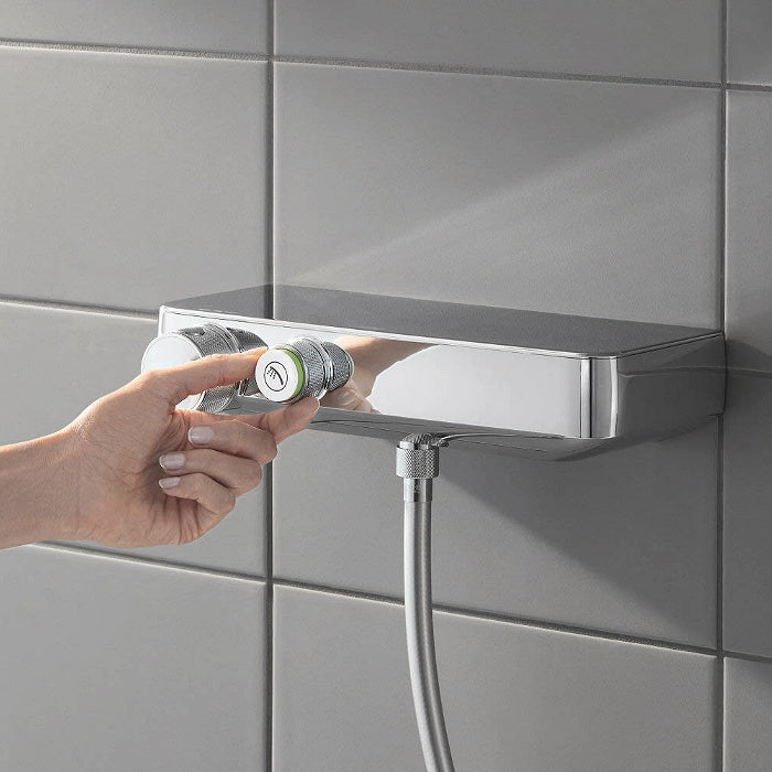 Термостатичен смесител за душ Grohe Smartcontrol на стена, хромирано покритие GROHE StarLight, KERANOVA онлайн магазин