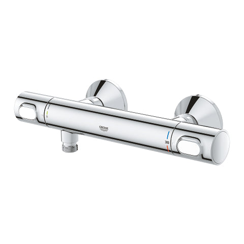 Термостатичен смесител за душ Grohtherm 500 хром, Grohe EcoJoy и EcoButton, онлайн магазин за обзавеждане KERANOVA