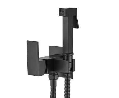 Смесител с хигиенен душ Ares Matt Black - Aquagrif черен мат хигиенен душ комплект за баня KERANOVA онлайн магазин