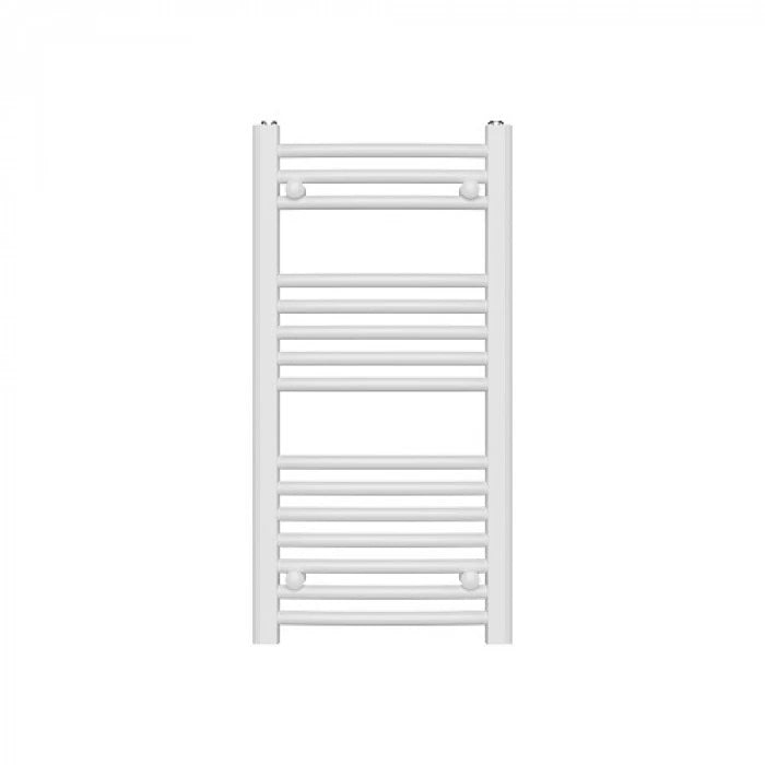 Alt Tag: Cascada Oval 40х80, 40х120, 50х80 и 50х120 см. бял стоманен лъскав радиатор за баня, вертикален профил 30/40 мм - KERANOVA онлайн магазин