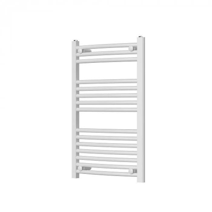 Cascada Oval 40х80, 40х120, 50х80 и 50х120 см. бял стоманен лъскав обзавеждане за баня KERANOVA, вертикален профил 30/40 мм