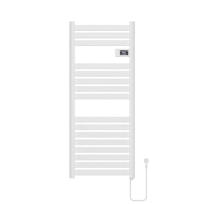 Алуминиева лира, електрическа 54х96 и 50х120 см. бяла електрическа лира с дигитален контрол, IP24, 500W за бани KERANOVA