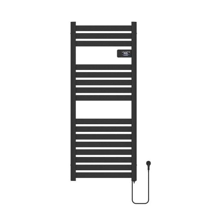 Алуминиева лира, електрическа 54х96 и 50х120 см. черна електрическа лира с 16 плоски ребра, електронно управление, 500W - KERANOVA