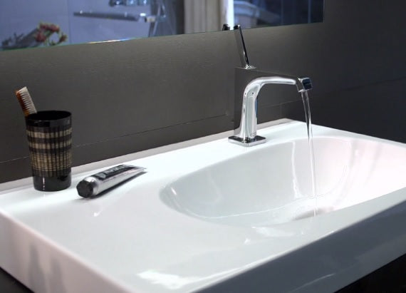 Смесител за мивка Axor Citterio E хром, проекция 143 мм, джойстик ръкохватка - онлайн магазин KERANOVA