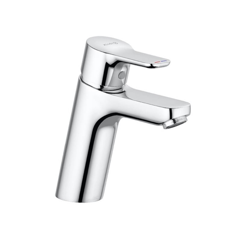 Смесител за мивка Kludi Pure&Easy Chrome - хром, масивна ръкохватка, височина чучур 100 мм, KERANOVA онлайн магазин