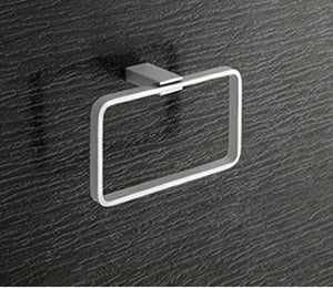 3870 държач за кърпи от хром, стилен правоъгълен държач за кърпи за баня, онлайн магазин KERANOVA