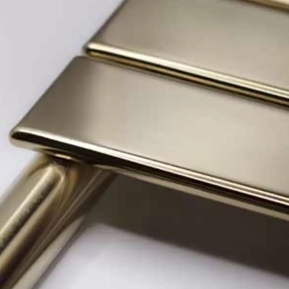 Лира Crystal Citrinne Straight SB-Brass 50x84 см. водна лира SB-Brass з 8 ребра, стомана, за баня KERANOVA - златисто покритие