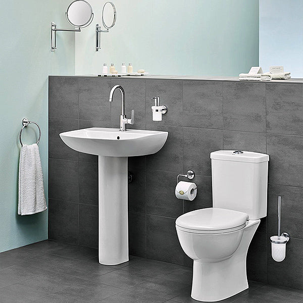 Моноблок Bau Ceramic - Grohe бял порцеланов моноблок с капак и седалка със забавено падане за онлайн магазин KERANOVA