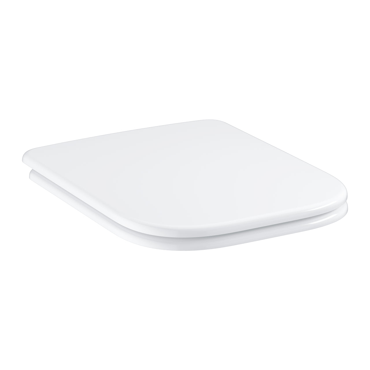 Alt Tag: Rimless конзолна тоалетна Grohe BauEdge Ceramic бяла седалка с плавно затваряне за онлайн магазин KERANOVA