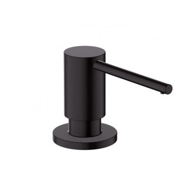 Дозатор за сапун A41 Matt Black HansGrohe - черен мат на плота, 500 мл, 91 мм чучур, за KERANOVA онлайн магазин